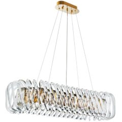 Подвесной светильник линейный Divinare 7568/18 SP-12 Megan под лампы 12xE14 60W Подвесной светильник линейный Divinare 7568/18 SP-12 Megan под лампы 12xE14 60W