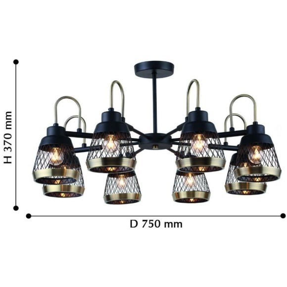 Потолочная люстра Entresol 2346-8P Потолочная люстра Entresol 2346-8P