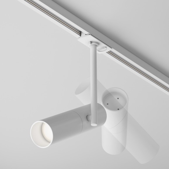 Однофазный двужильный трековый светильник Maytoni Unity TR005-1-GU10-W Elti под сменную лампу GU10 Однофазный двужильный трековый светильник Maytoni Unity TR005-1-GU10-W Elti под сменную лампу GU10