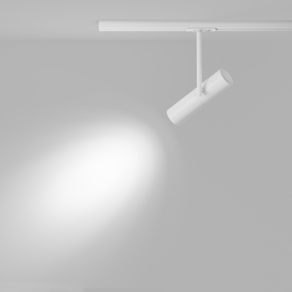 Однофазный двужильный трековый светильник Maytoni Unity TR005-1-GU10-W Elti под сменную лампу GU10 Однофазный двужильный трековый светильник Maytoni Unity TR005-1-GU10-W Elti под сменную лампу GU10