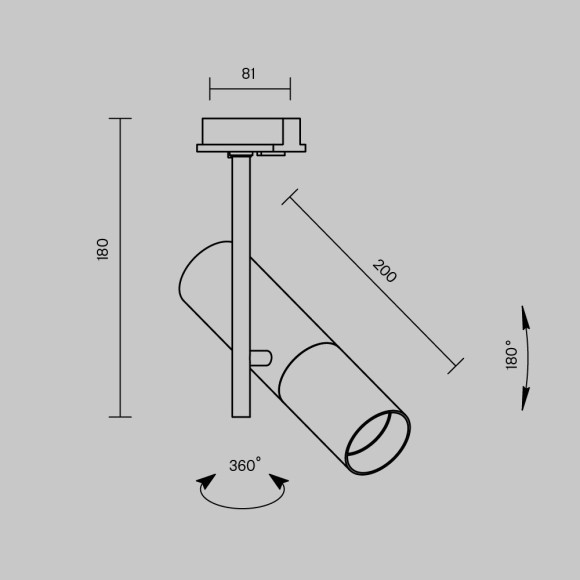 Однофазный двужильный трековый светильник Maytoni Unity TR005-1-GU10-W Elti под сменную лампу GU10 Однофазный двужильный трековый светильник Maytoni Unity TR005-1-GU10-W Elti под сменную лампу GU10