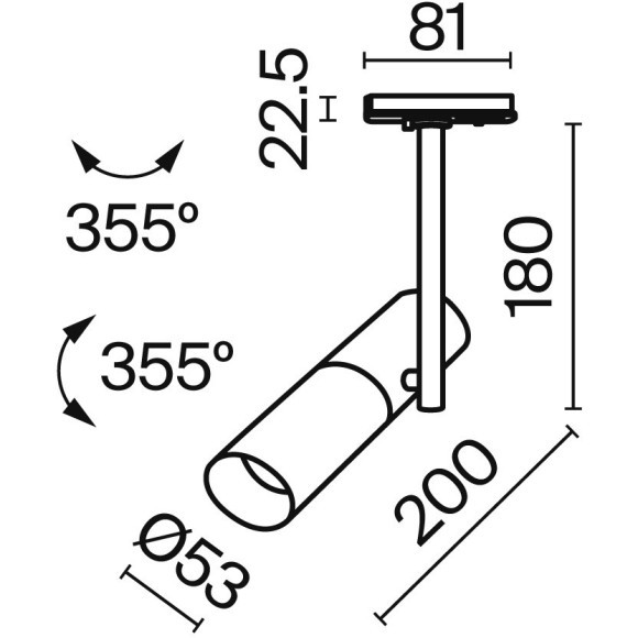 Однофазный двужильный трековый светильник Maytoni Unity TR005-1-GU10-W Elti под сменную лампу GU10 Однофазный двужильный трековый светильник Maytoni Unity TR005-1-GU10-W Elti под сменную лампу GU10