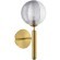 SLE1096-201-01 Светильник настенный Матовое золото/Белый, Дымчатый G9 1*5W AVEIRO