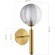 SLE1096-201-01 Светильник настенный Матовое золото/Белый, Дымчатый G9 1*5W AVEIRO