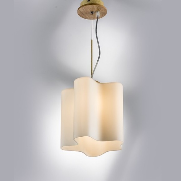 Подвесной светильник с 1 плафоном Lightstar 802115 Nubi legno под лампу 1xE27 60W