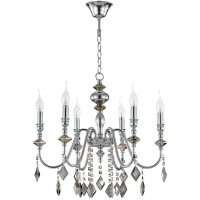 Люстра Crystal Lux MERCEDES SP6 CHROME/SMOKE