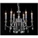 Люстра Crystal Lux MERCEDES SP6 CHROME/SMOKE