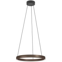 390451 Светодиодный подвес с регулировкой цветовой температуры TRABUCO, 2X25W(LED), Ø550, 2200-6500K, 4800lm, алюминий, сталь, черный, коричневый, бел