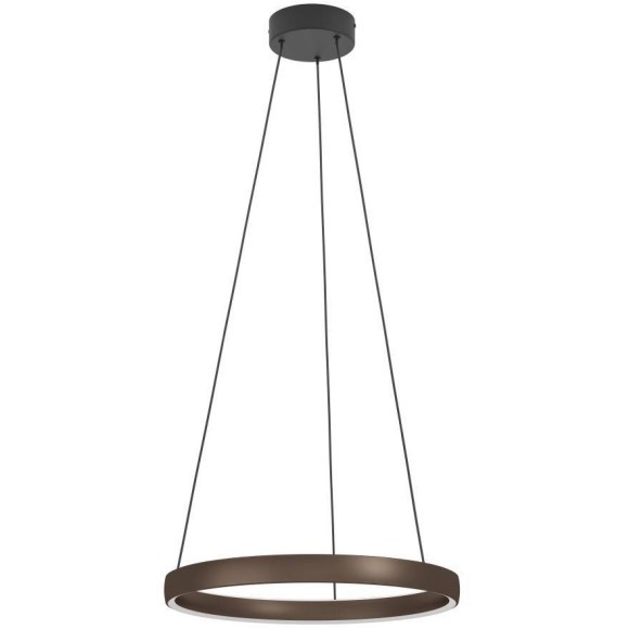 390451 Светодиодный подвес с регулировкой цветовой температуры TRABUCO, 2X25W(LED), Ø550, 2200-6500K, 4800lm, алюминий, сталь, черный, коричневый, бел