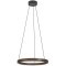 390451 Светодиодный подвес с регулировкой цветовой температуры TRABUCO, 2X25W(LED), Ø550, 2200-6500K, 4800lm, алюминий, сталь, черный, коричневый, бел
