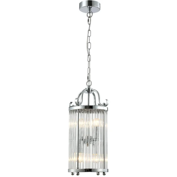 Светильник подвесной Crystal Lux TADEO SP4 D200 CHROME/TRANSPARENTE Светильник подвесной Crystal Lux TADEO SP4 D200 CHROME/TRANSPARENTE