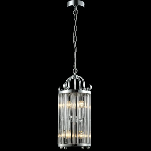 Светильник подвесной Crystal Lux TADEO SP4 D200 CHROME/TRANSPARENTE Светильник подвесной Crystal Lux TADEO SP4 D200 CHROME/TRANSPARENTE
