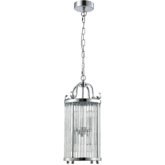 Светильник подвесной Crystal Lux TADEO SP4 D200 CHROME/TRANSPARENTE