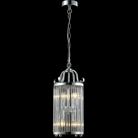 Светильник подвесной Crystal Lux TADEO SP4 D200 CHROME/TRANSPARENTE