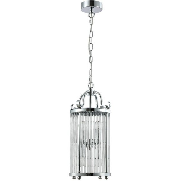 Светильник подвесной Crystal Lux TADEO SP4 D200 CHROME/TRANSPARENTE