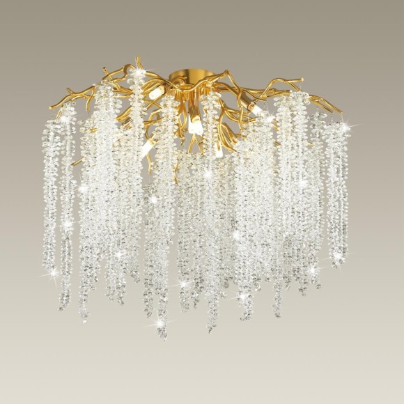 Люстра хрустальная Odeon Light 5005/8C Banche под лампы 8xG9 40W Люстра хрустальная Odeon Light 5005/8C Banche под лампы 8xG9 40W