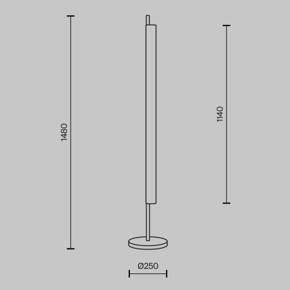 Напольный светильник (торшер) Maytoni MOD258FL-L15BS3K Напольный светильник (торшер) Maytoni MOD258FL-L15BS3K