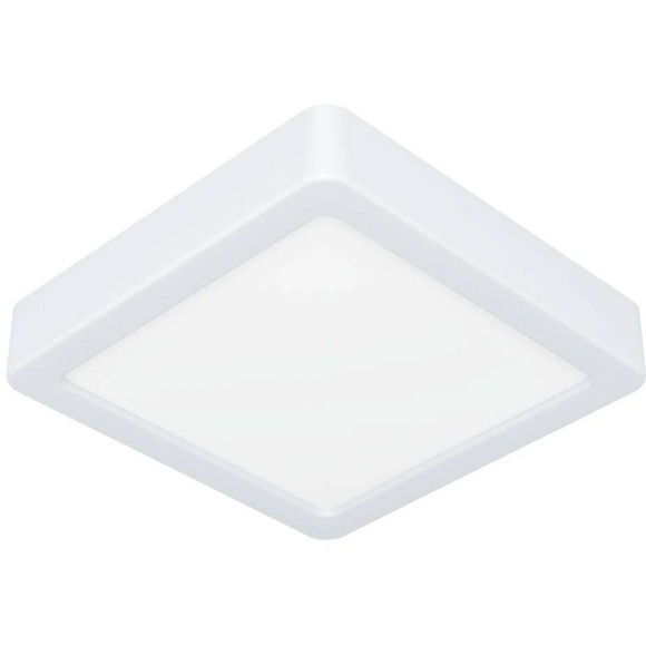 900589 Накладной светильник диммируемый FUEVA 5, 11W (LED), 3000K, L160, B160, H28, сталь, белый / пластик, белый
