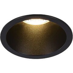 ST754.438.07 Св-к встр. Черный LED 1*7W 3000K 560Lm Ra80 60° IP20 D60xH79 100-240V Встраиваемые светильники