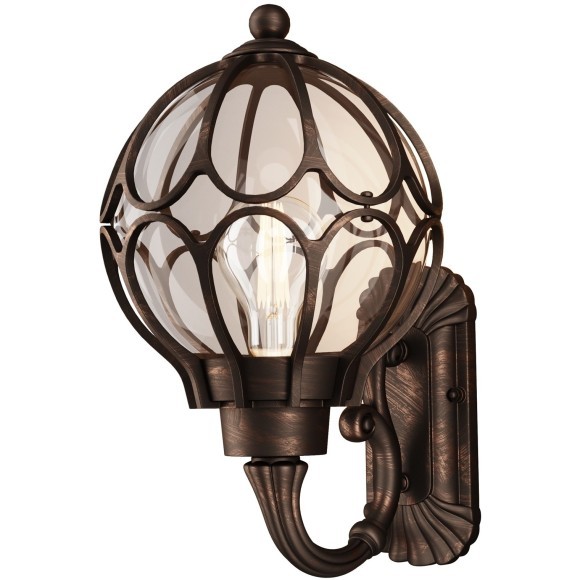 Настенный фонарь уличный Via O024WL-01G IP65 Настенный фонарь уличный Via O024WL-01G IP65