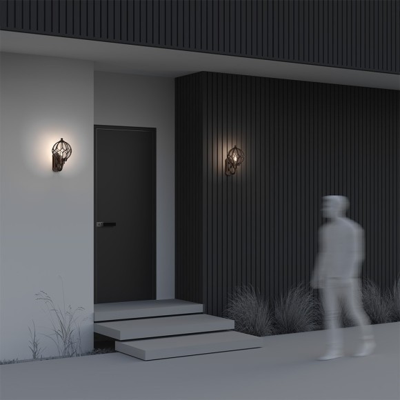 Настенный фонарь уличный Via O024WL-01G IP65 Настенный фонарь уличный Via O024WL-01G IP65