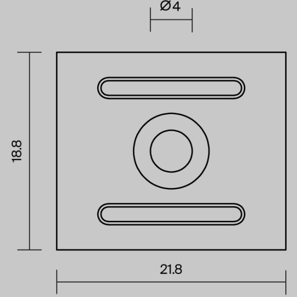 Комплект креплений (для профиля 27×20) 4 шт., 642071 Комплект креплений (для профиля 27×20) 4 шт., 642071
