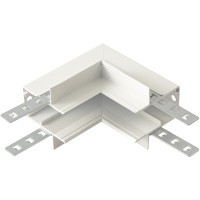 Внутренний соединитель угловой для встраиваемого магнитного шинопровода для ГКЛ12,5 мм Crystal Lux CLT 0.223 13 WH 1408/104