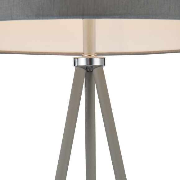 Торшер с абажуром Freya FR5152-FL-01-GR Bonita под лампу 1xE27 40W