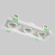 Светильник встроенный Crystal Lux CLT 069C3 WH 1400/295