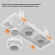 Светильник встроенный Crystal Lux CLT 069C3 WH 1400/295