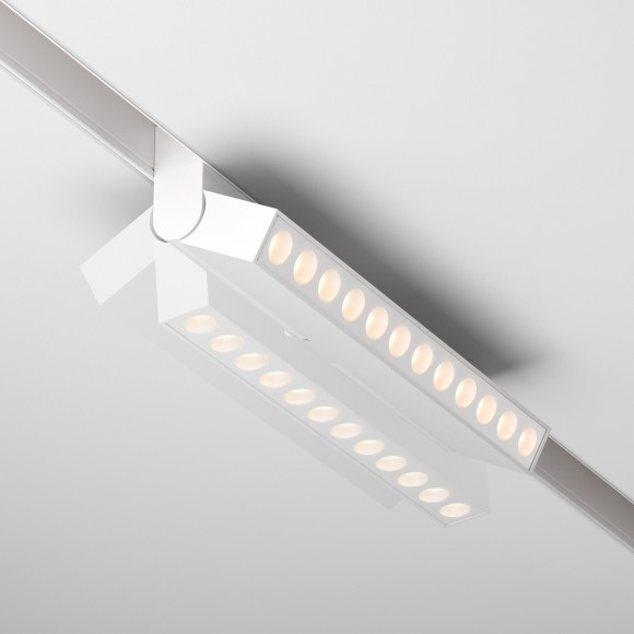 TR033-4-12WTW-DD-W Трековый магнитный SMART (App, DALI, Алиса) светодиодный светильник Maytoni Exility CRI90+ 2700-6000К 850Лм 36° 12Вт