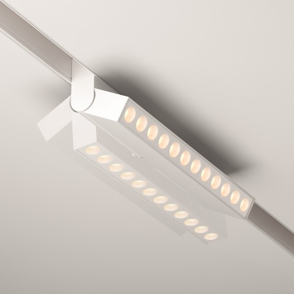 TR033-4-12WTW-DD-W Трековый магнитный SMART (App, DALI, Алиса) светодиодный светильник Maytoni Exility CRI90+ 2700-6000К 850Лм 36° 12Вт