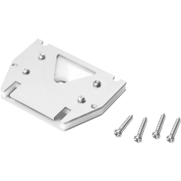 Заглушка белая концевая трековая (2шт + 4 винта) PRO для демпферных шинопроводов TETA PRO Lightstar 505146 Заглушка белая концевая трековая (2шт + 4 винта) PRO для демпферных шинопроводов TETA PRO Lightstar 505146