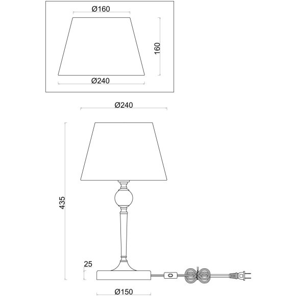 Интерьерная настольная лампа Freya Rosemary FR5190TL-01BS1 Интерьерная настольная лампа Freya Rosemary FR5190TL-01BS1