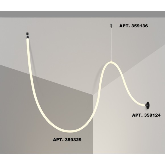 359329 KONST NT24 000 черный Светильник светодиодный IP20 LED 4000K 25W 170-265V 2420Лм RAMO