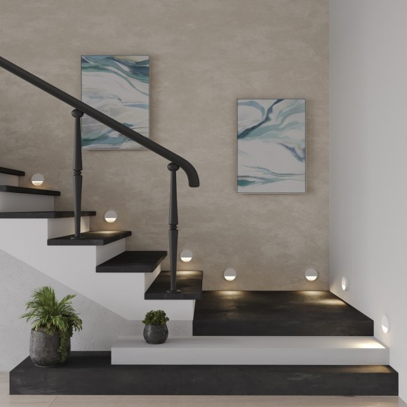 359707 Светильник c датчиком движения и аккумулятором, заряжаемый от usb, быстросъемный (на магнитах) для лестниц Novotech IP20 LED 0.4W 3000К 1000mAh Li-ion, 5V VESPERA