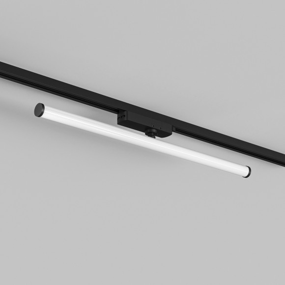 Однофазный двужильный светодиодный трековый светильник Denkirs DK6648-BK Strom 4000К 1400Лм CRI90+ 300° 15Вт