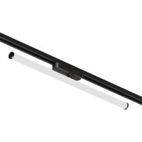 Однофазный двужильный светодиодный трековый светильник Denkirs DK6648-BK Strom 4000К 1400Лм CRI90+ 300° 15Вт