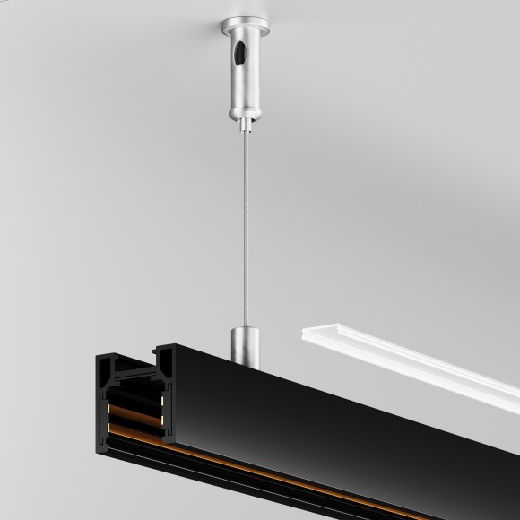 TRAMN034DC-2W Рассеиватель для низкпрофильного накладного шинопровода 2 метра Maytoni Technical