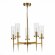 SL1159.303.05 Люстра подвесная ST-Luce Латунь/Латунь, Прозрачный E14 5*60W ACAZIO
