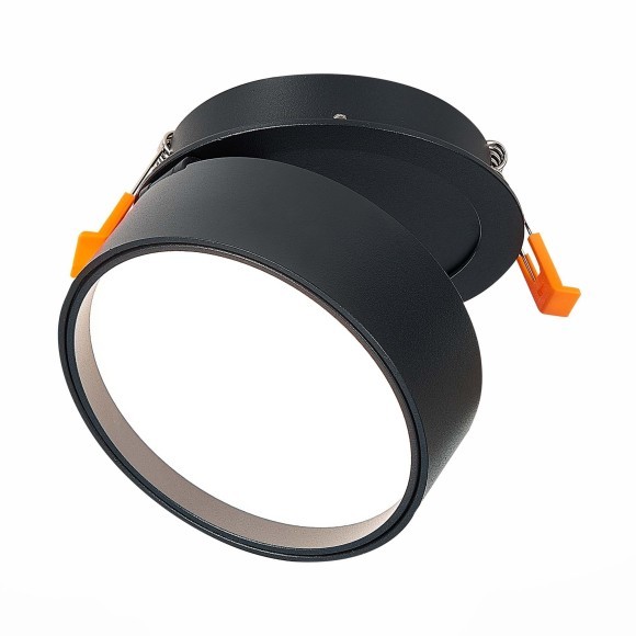 ST651.448.14 Встраиваемый поворотный светильник Черный LED 1*14W 4000K 1 100Lm Ra90 120° IP20 D105x Встраиваемые светильники