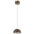 Odeon Light LULU 5453/6LA Декоративный светодиодный подвесной светильник с коричневым керамическим плафоном и бронзовым основанием 6W 3000K CRI80 550Лм