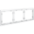 Рамка пластиковая VOLTUM S70 на 3 поста, (белый матовый)