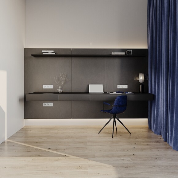 Рамка пластиковая VOLTUM S70 на 3 поста, (белый матовый)