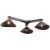Люстра потолочная Lussole GRLSP-9534 OPELIKA IP21 под лампы 3xE27 30W