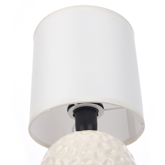 8228/1T MODERNI LN25 белый, керамика/текстиль Настольная лампа E14 1*40W 220V MAKOVIA