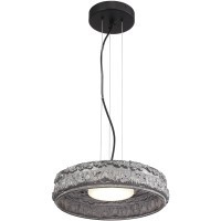 SL6143.413.01 Светильник подвесной ST-Luce черный/дымчатый LED 1*15W 4000K ANTIKE