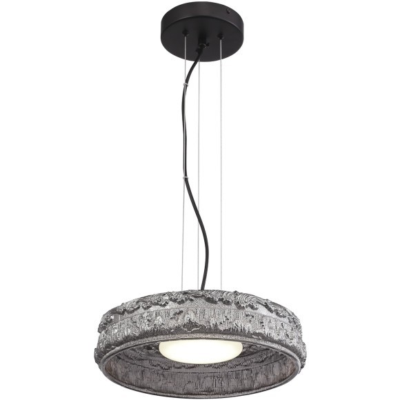 SL6143.413.01 Светильник подвесной ST-Luce черный/дымчатый LED 1*15W 4000K ANTIKE