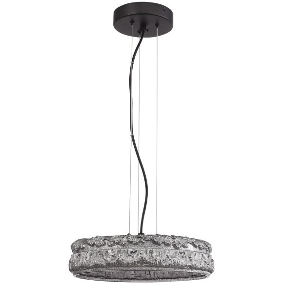 SL6143.413.01 Светильник подвесной ST-Luce черный/дымчатый LED 1*15W 4000K ANTIKE