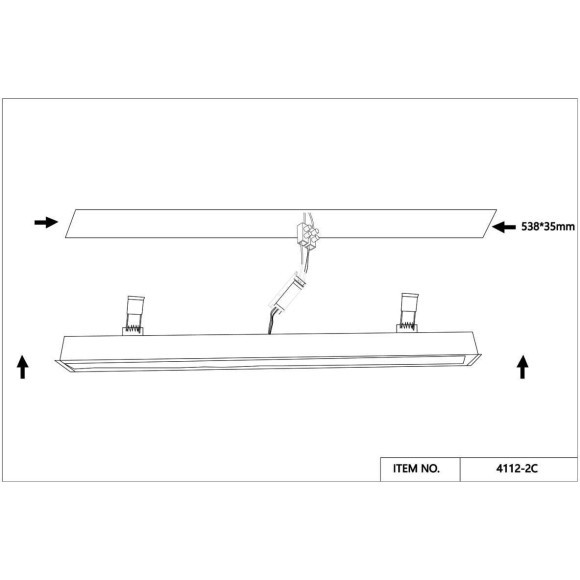 Точечный светильник Aplot 4112-2C Точечный светильник Aplot 4112-2C